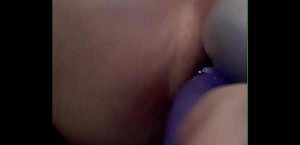  Mr. Hyde stretches sexybeck pretty little pussy making me squirt.